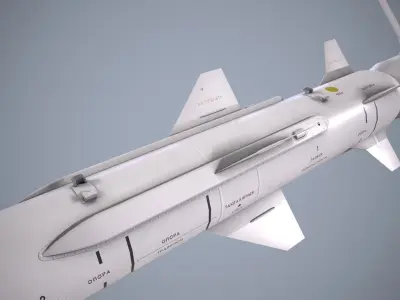  Anti-Ship Missile X-35U Low-poly 3D model