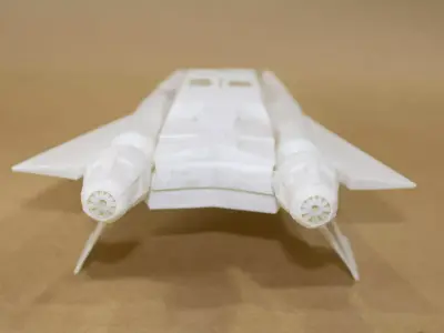 Buck Rogers Quadfighter 3D print model
