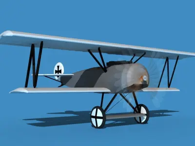 Fokker D-VI V00 3D model