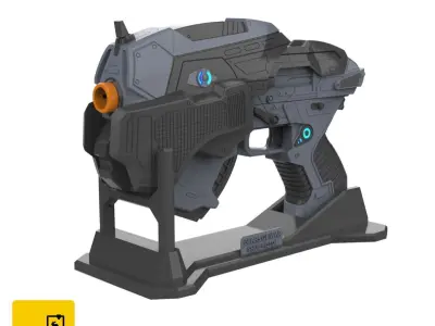 Snub Blaster - Gears of War - Commercial - Printable STL 3D print model