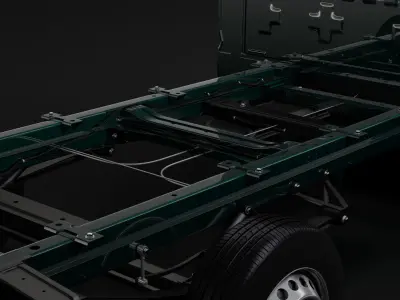 WV Crafter Chassis Single-Cab 2017 3D model