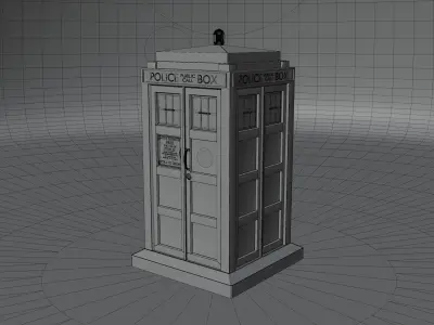 TARDIS Free 3D model