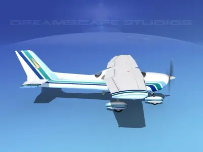 Cessna 172 Skyhawk 1976 V09 3D model