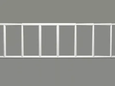 Metallic Divider Free low-poly 3D model