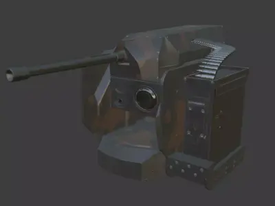 Sarp Weapon System Sarp Silah Sistemi Low-poly 3D model