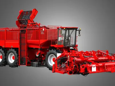Terra Dos T4 Sugar Beet Harvester 3D model