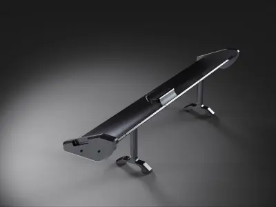 Spoiler coupe rear 3vol 3D model