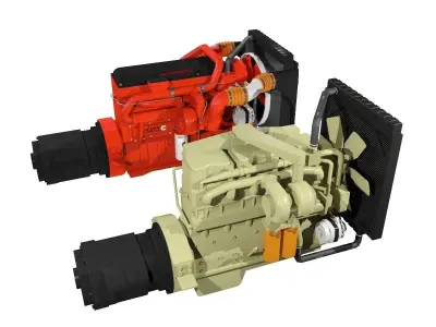 Diesel Engines 3D model