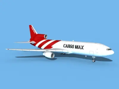 Lockheed L-1011 TriStar Cargo Max 3D model