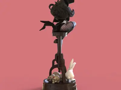 Zatanna from DC Comics Batman STL files for 3d printing 3D print model