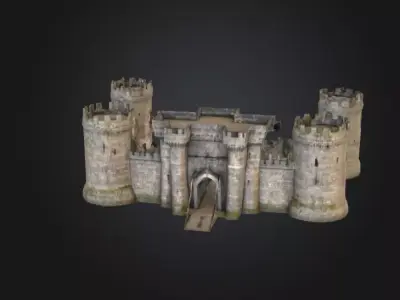 Medieval Fortress 3D print model