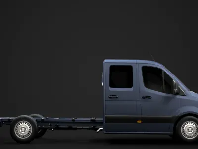 RAM Sprinter Chassis Crew Cab L3 RWD 2020 3D model