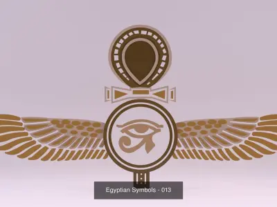 10 Models - Egyptian Symbols - Collection 02 