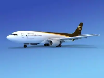 Airbus A300 UPS 1 3D model