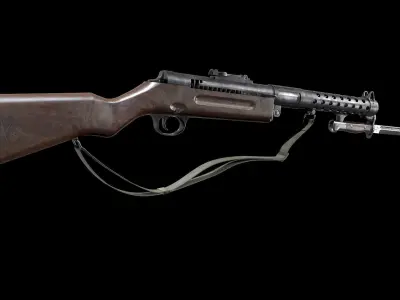 Schmeisser MP-28 Rifle AAA Game Ready Weapon FPS Asset Low-poly 3D model