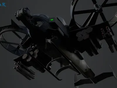 AT-99 Scorpion Gunship 3D model