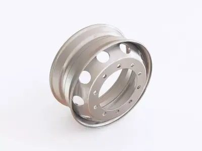 Steel rim 01 3D model