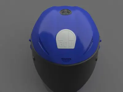Valentino Rossi Helmet MOTOGP 3D Model Free 3D print model purchase