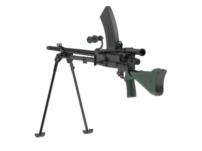 Type 96 light machine gun 3D model