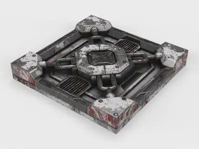 panel sci-fi 06 3D model