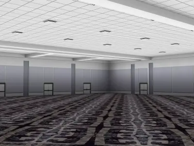 Convention Center Ballroom 3D model