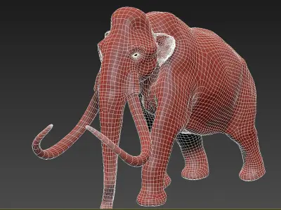 Mammoth woolly 3D model