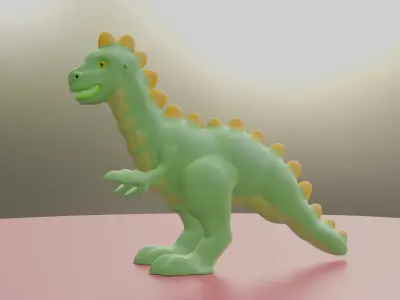 Toy T Rex 3D print model