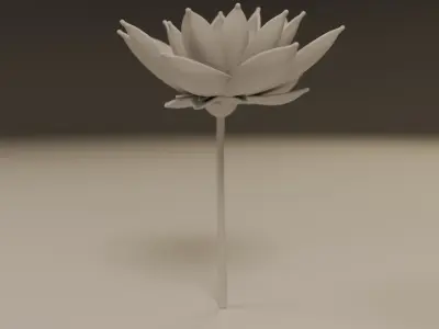 lotus flower 3D print model purchase