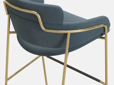 Debi Strike Stool 3D model