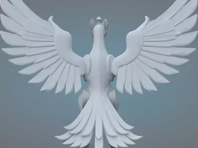 Phoenix Statue PM-22 3D print model