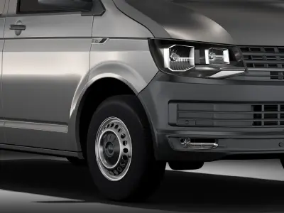 Volkswagen Transporter Van L1H3 T6 2017 3D model