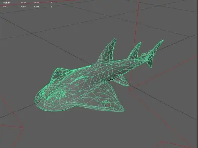 Skate Low-poly 3D model