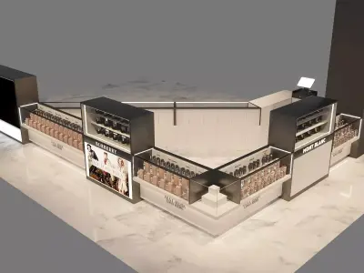 BEAUTY STORE FULL 3D SCENE 3D model