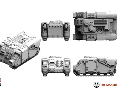 Obsidian Guard - Scarab APC 3D print model