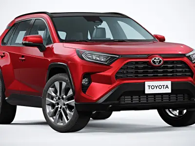 2019 Toyota RAV4 3D model
