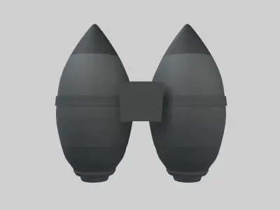 Jet Pack v2 002 Low-poly 3D model