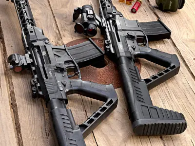 Rock Island Armory shotguns Low-poly 3D model