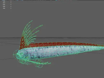 Giantoarfish Low-poly 3D model