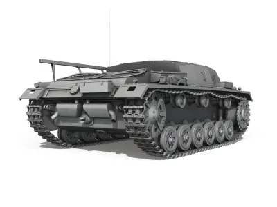 StuG III - Ausfuerung A 3D model