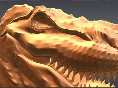 T-Rex head 3D model