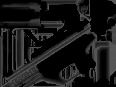 Pistol Free 3D model