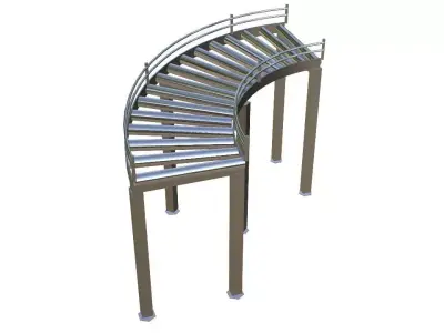 Arc Conveyor Low-poly 3D model