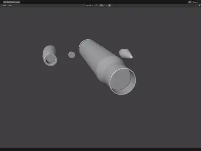 50 BMG Ammo 3D print model