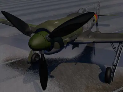 Focke-Wulf Ta-152H-1 3D model
