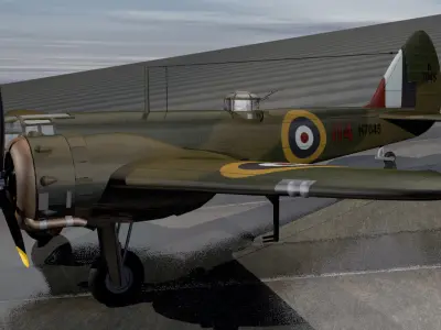 Bristol Blenheim Mk-1 3D model