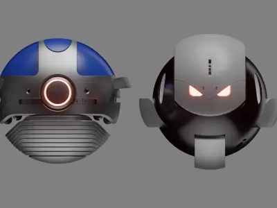 Floating Droids 3D model