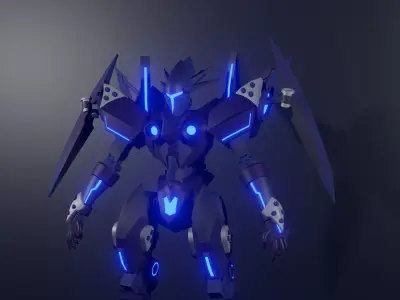 cyberpunk X 3D model