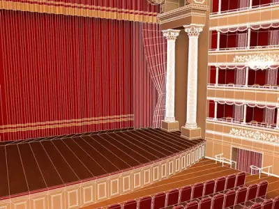 Old theatre 3D model