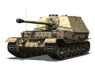 Elefant Tank destroyer - Tiger P - 332 3D model
