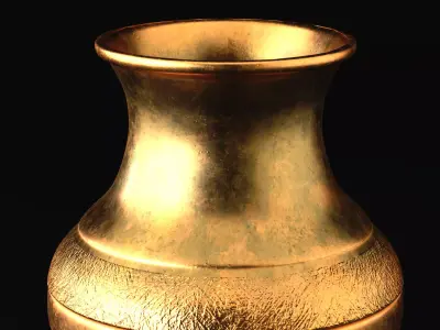 Brass Old Ornament Free 3D model